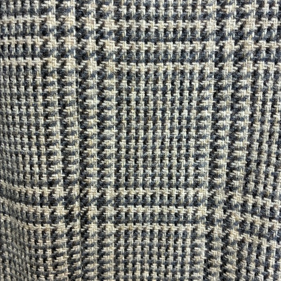 Saville Row Varsity Club Vintage 100% Wool Checkered Blazer - Picture 8 of 9